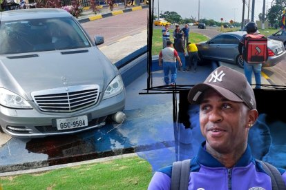 El percance se registró cerca de la garita de la urbanización Santa María.