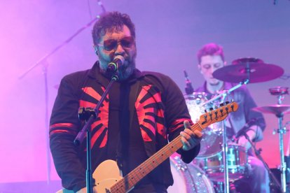 Lucho Rueda lo dio todo a sus fanáticos.