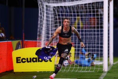 Renzo López marcó el gol del triunfo de Independiente del Valle.