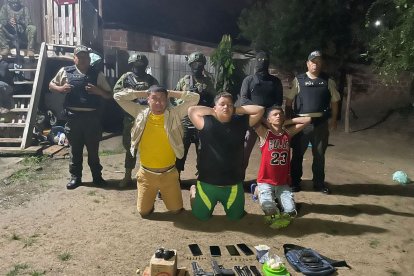 Se registró una operación policial en varios cantones de Manabí.