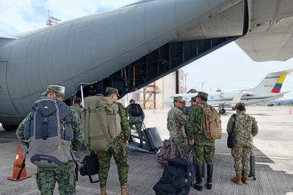 Militares fueron trasladado en Manta para controlar la inseguridad