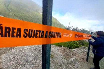 El predio tiene aproximadamente 10 hectáreas que habrían sido afectadas.