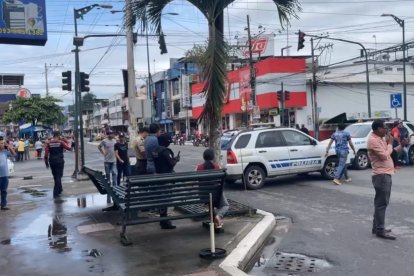 La Policía acordonó el lugar para investigaciones.