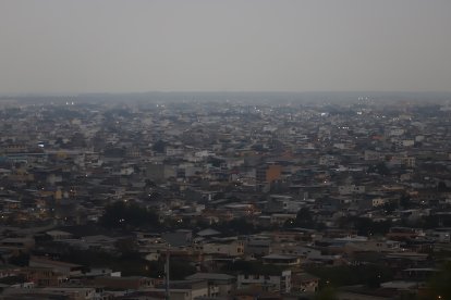 Guayaquil y una inusual neblina.
