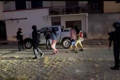 Las detenciones se dieron a través de despliegues policiales