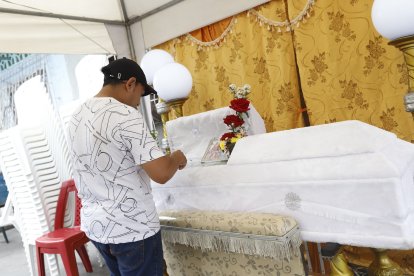 El velorio estuvo cargado de tristeza