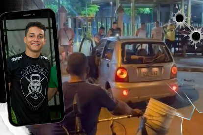 Jonathan Xavier Freire Triana fue atacado cuando iba con su pareja y su niño.