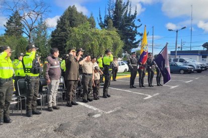 En Latacunga, joven con discapacidad ‘lideró’ a la policía por un día
