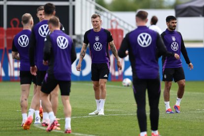 Toni Kroos decidió no jugar más con Alemania en 2021, pero regresó a su selección para disputar la Eurocopa en su país.
