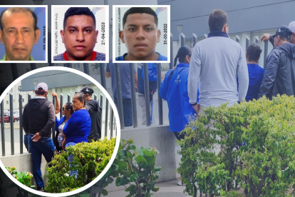 Familiares de los occisos llegaron a la morgue para retirar los cadáveres.  Evitaron dar declaraciones.