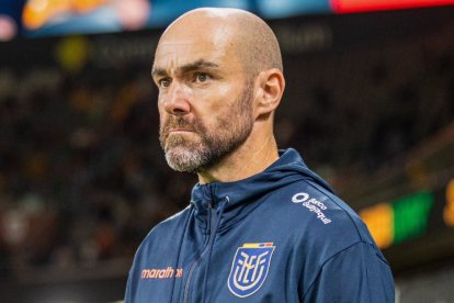 Félix Sánchez Bas DT de la selección de Ecuador.