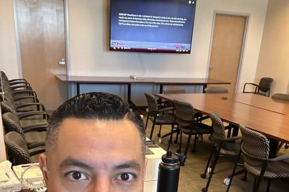 José Luis Astudillo un ecuatoriano en la Policía de Las Vegas.