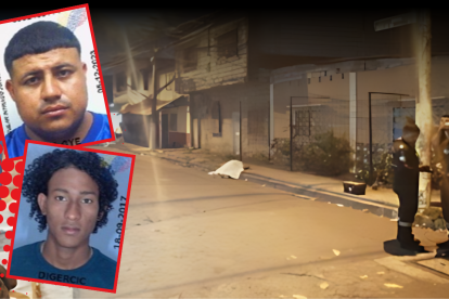 En este lugar se registró el hecho que acabó con la vida de dos hombres.