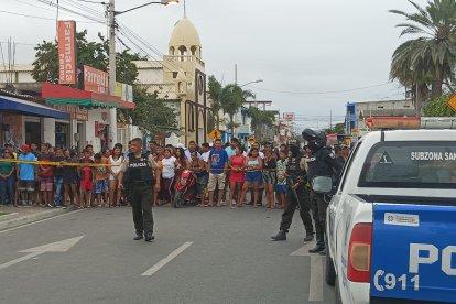 El crimen se cometió en la parte céntrica de Santa Rosa.