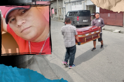 Al mediodía de este martes 25 de junio, los parientes retiraron el cuerpo de José Rugel.