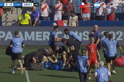 El desplome del juez de línea habría sido por un golpe de calor debido a las altas temperaturas.