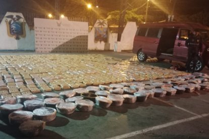 La Policía Nacional incautó gran cantidad de droga.