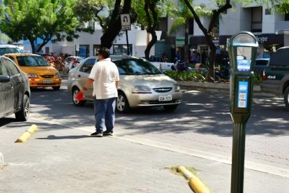 Los señalamientos apuntan a los franeleros, quienes piden dinero para que los conductores eviten ser sancionados por no colocar monedas en los dispositivos.