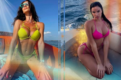 Erjona Sulejmani e Ivana Knoll se han robado la atención de la cámaras en la Eurocopa.