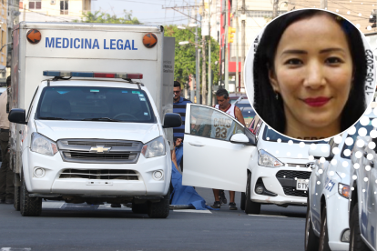 La víctima fue sacada del carro en el que se movilizaba y subida al vehículo de Medicina Legal.