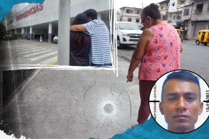 Doña Julia Tapia señala el lugar donde auxilió al niño de 11 años, que tiene dos impactos de proyectil en su cuerpo. Doña Julia Tapia señala el lugar donde auxilió al niño de 11 años, que tiene dos impactos de proyectil en su cuerpo.