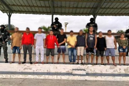 Los detenidos son considerados de intermedio valor para la Policía Nacional