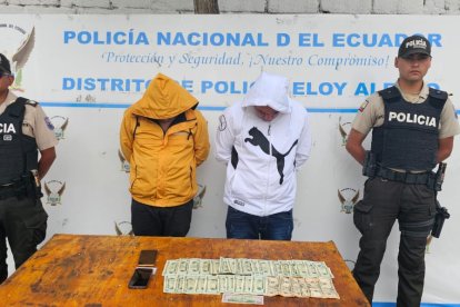 Uno de los sospechosos es de nacionalidad colombiana.