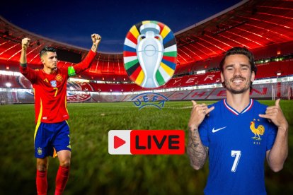 España y Francia se enfrentan este 9 de julio por semifinales de la Eurocopa 2024.