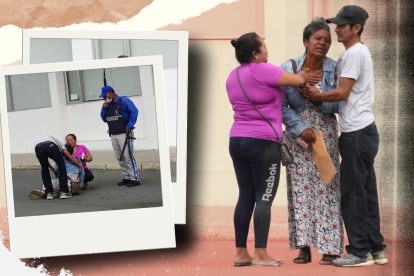 Carmen Guerrero lloró y se desmayó creyendo que el cadáver hallado el domingo en Durán era el de su hijo.