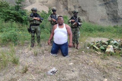 Sospechoso fue atrapado durante operativo en Esmeraldas.