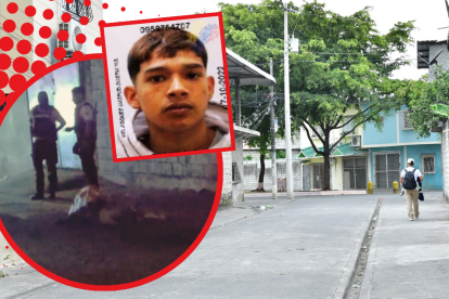 Dustin Velásquez fue hallado sin vida. Tenía impactos de proyectil.