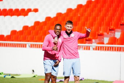 Los jugadores del cuadro rayado están motivados de cara al duelo copero.