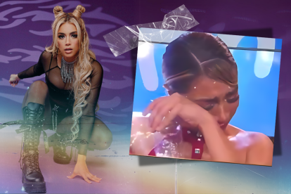 Andreína Bravo lloró este 16 de julio de 2024 tras su presentación en 'Soy el Mejor'.