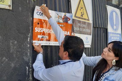 La construcción fue clausurada