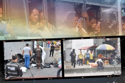 El pasado 12 de julio, varios ciudadanos que viajaban en un bus grabaron los restos humanos hallados en el noroeste de Guayaquil.