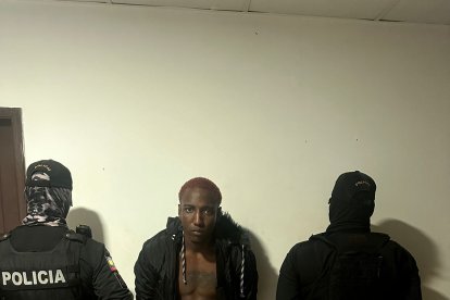 Jean Carlos Quiñonez Rodríguez, fue detenido por la Policía Nacional