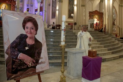 Fresia Saavedra, misa en La Catedral Metropolitana de Guayaquil