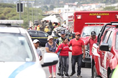Varías personas salieron heridas luego de este accidente.