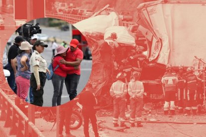 A la emergencia acudieron 20 bomberos, 15 policías y 12 agentes de tránsito.