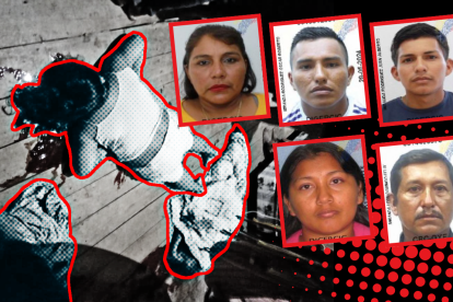 Los cuerpos de cuatro de las víctimas quedaron dentro de la vivienda, uno en la calle.