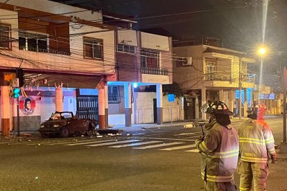El atentado ocurrió en la intersección de las calles Pichincha y Ayacucho.