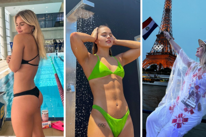 Luana Alonso practica natación hace 18 años y estuvo en los Juegos de Tokio 2020 y París 2024.