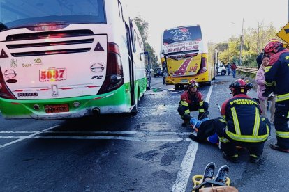 El hecho se produjo cerca de la Universidad Internacional, en el sur de Quito.