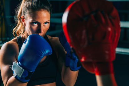 Referencial: el boxeo femenino está presente en los Juegos.