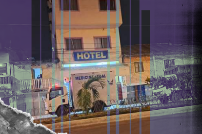 La mujer llegó buscando alojamiento. La policía indaga lo que ocurrió.