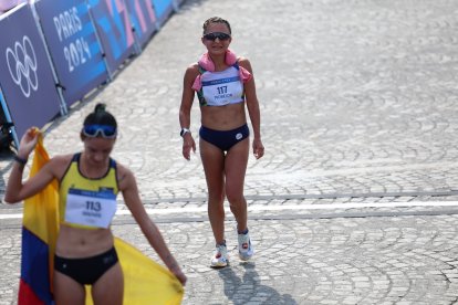 La ecuatoriana Glenda Morejón quedó sexta en París 2024 en los 20 km marcha