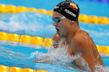 Tomás Peribonio participó sin éxito en sus segundos juegos olímpicos