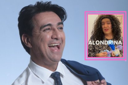 Fernando Villaroel realizó una parodia de la periodista Alondra Santiago.