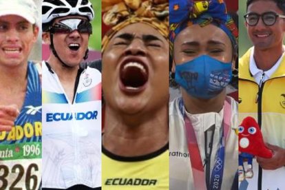 Ellos son los ecuatorianos que han logrado una medalla olímpica en la historia.