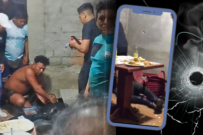 Algunas personas trataron de auxiliar al agente herido.